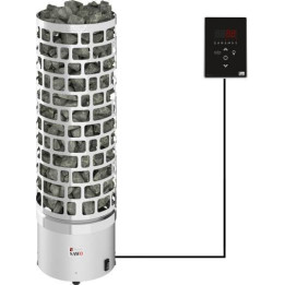 Elektrická saunová kamna Sawo ARIES ROUND Ni2 5 - 8 m3, 6 kW