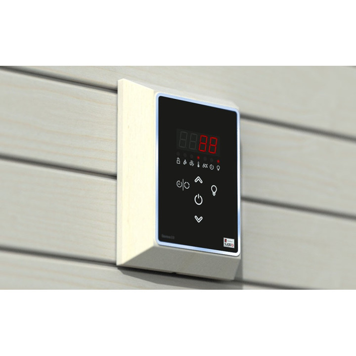 Sähkökiuas Sawo ARIES ROUND Ni2 5 - 8 m3, 6 kW