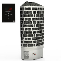 Sähkökiuas Sawo ARIES CORNER Ni 2 5 - 8 m3, 6 kW