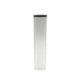 Single-walled chimney oval Mono L 1000 100х200. 304. 0,5