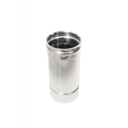 Cheminée simple paroi L250 304-0,8 D115