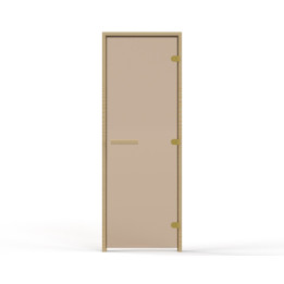 Porte sauna 1800x700, 6mm, 2 charnières bronze