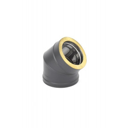 Coude Thermo 45* 304-0,8/430 D200/300, noir