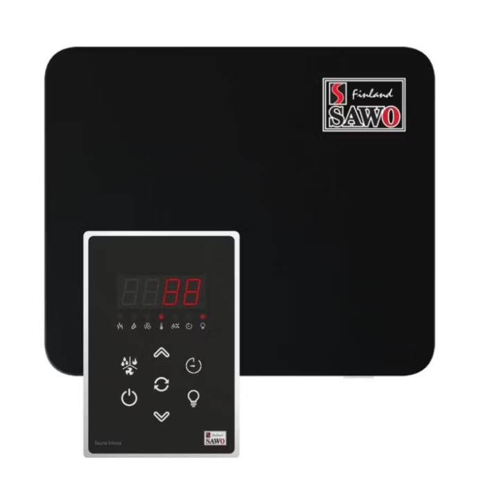 Elektrischer Saunaofen Sawo Savonia 9KW (Eingebaute Steuerung, inklusive Timer und Thermostat)