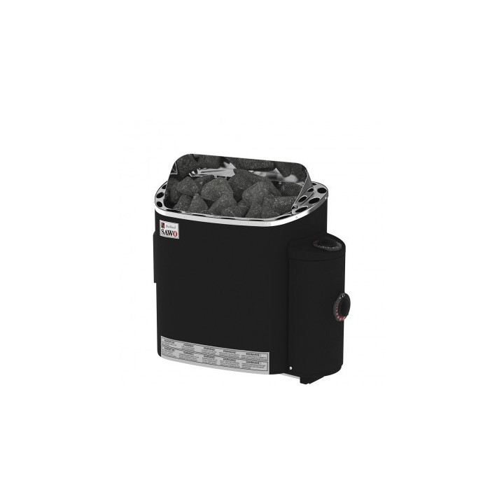 Elektrischer Saunaofen Sawo SCANDIA FIBER COATED 9KW (Eingebaute Steuerung, inklusive Timer und Thermostat)