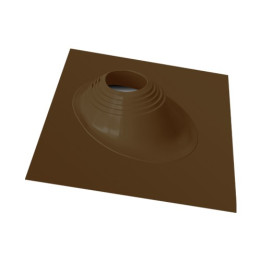 Passage de toit pour cheminée -45°, coin marron en silicone | SM Global